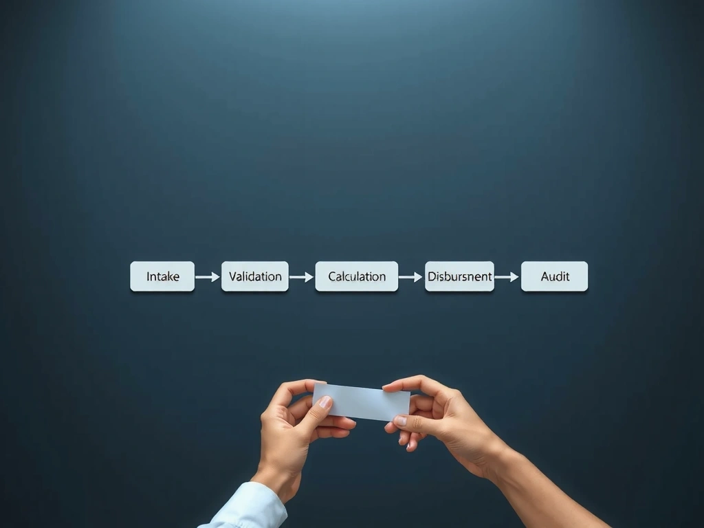 Diagram of the 5-phase payroll cycle